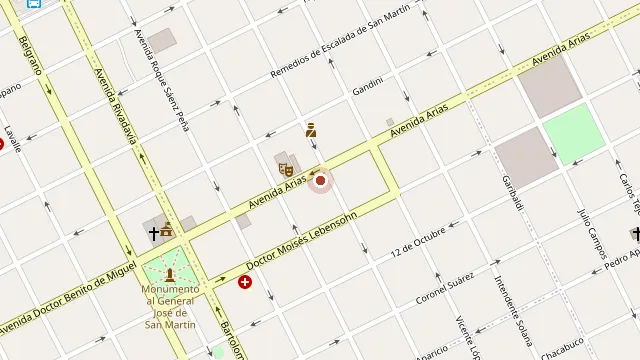 Ubicación de Cardozo Inmobiliaria Junín
