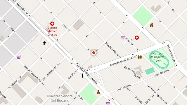 Ubicación de Crespo Inmobiliaria