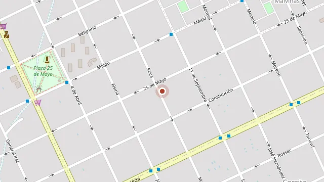 Ubicación de Franchino Mariano Ruben Abogado Administrador De Consorcios