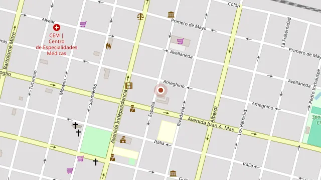 Ubicación de Inmobiliaria Benedicto 1°