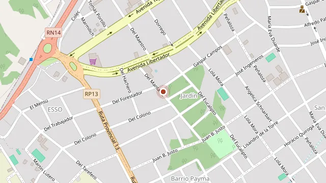 Ubicación de Inmobiliaria Capitales San Vicente