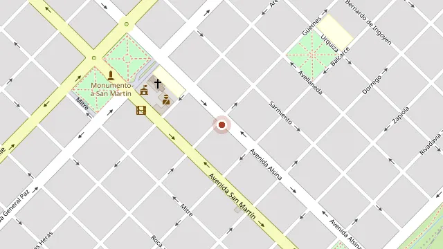 Ubicación de Inmobiliaria Iglesias En Bolívar