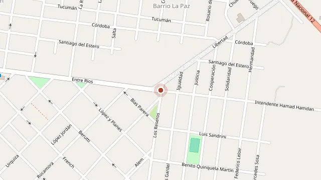 Ubicación de Loteo Libertad
