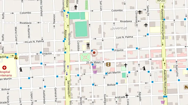 Ubicación de Silvana Sacre Propiedades