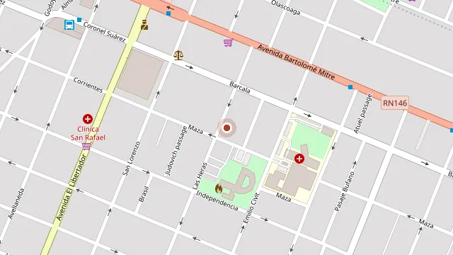 Ubicación de Sys Inmobiliaria San Rafael